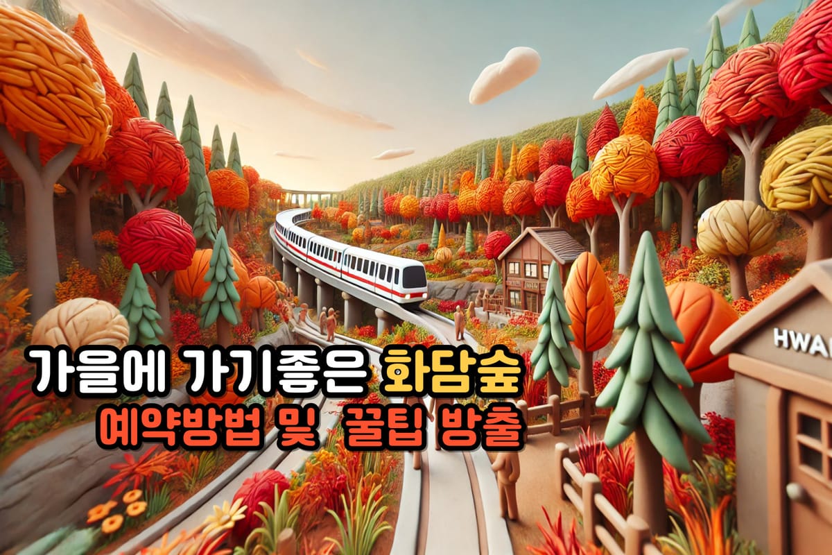 🍁 가을에 꼭 가봐야 할 단풍 명소, 화담숲 완벽 가이드