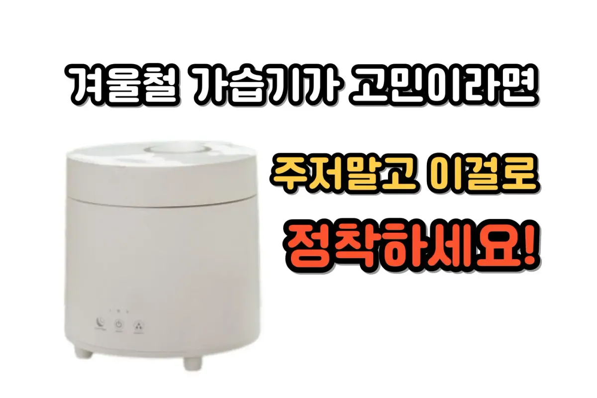 겨울철 필수템, 가열식 가습기! 왜 스텐팟일까요?