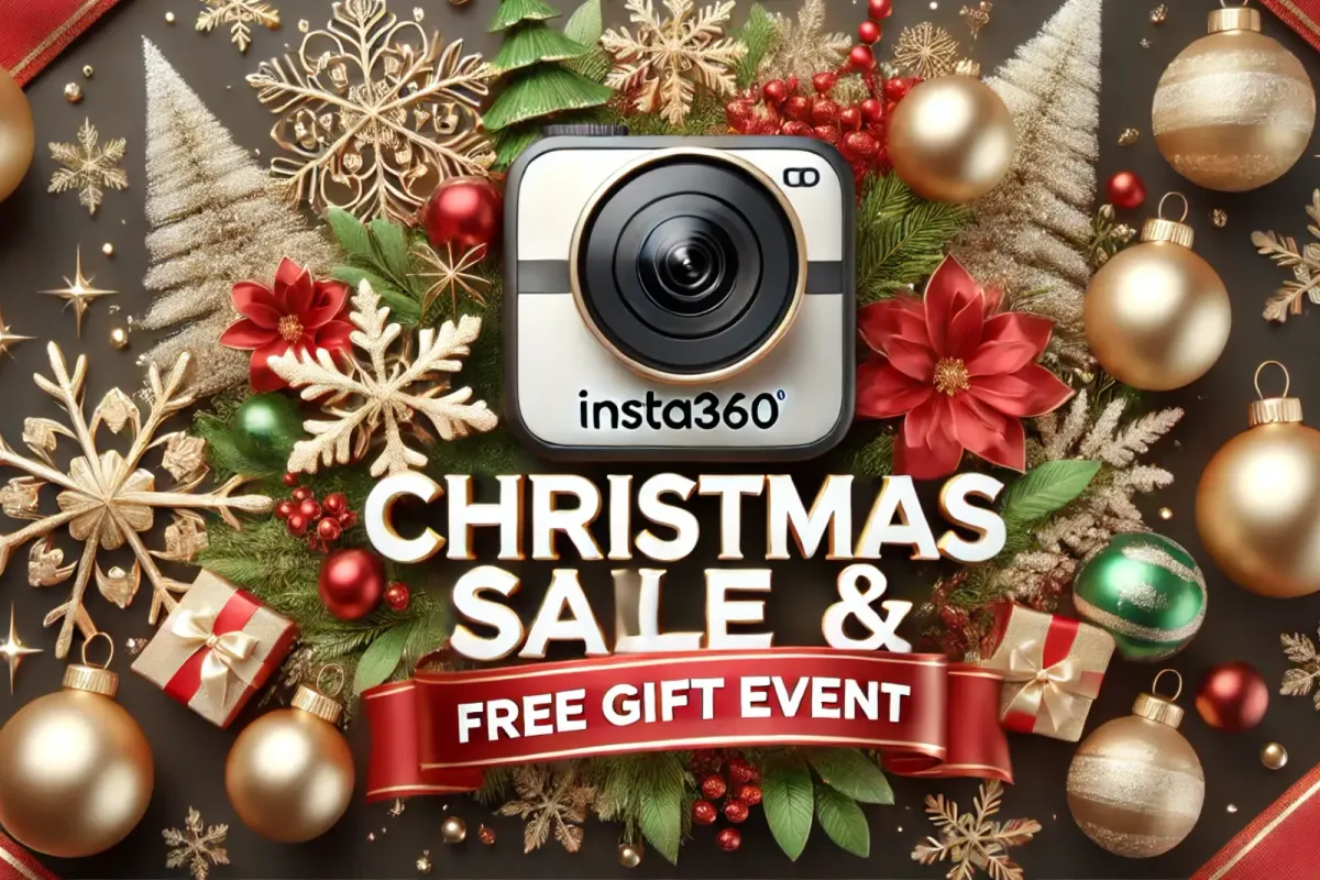 크리스마스 한정 이벤트! Insta360 제품 할인 + 무료 기프트 혜택 🎁