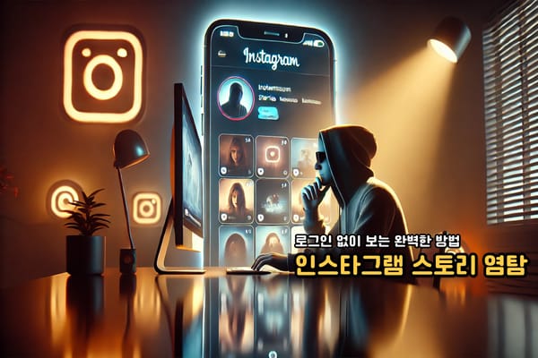인스타그램 스토리 몰래 보는 사이트 TOP3