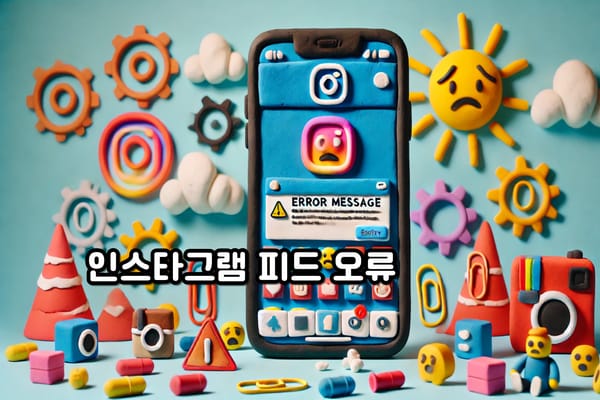 인스타그램 게시물 업로드 오류 해결방법